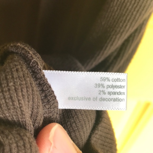 Chocolate Brown XL Scoop Gathered Neck Tee - Picture 5 of 6